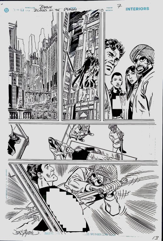 Blood of the Demon issue 10 pg. 7 by P: John Byrne I: Dan Green
